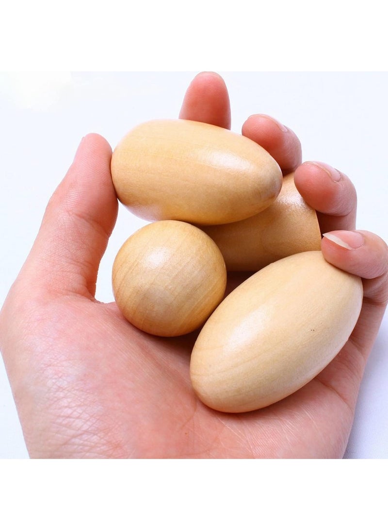 Mordely Geometric Solids Guess Game - 3D Shapes Miniature Set -Wooden Montessori Toys - Ages 3 and Up - Image 4